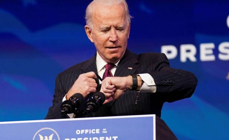 Joe Biden recibirá primera dosis de vacuna contra COVID-19 este lunes