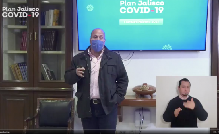 El 15 de enero se evaluará situación del covid en Jalisco: Alfaro