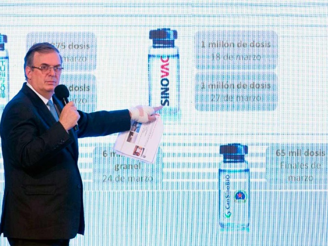 El viernes EU dará respuesta a México sobre vacunas