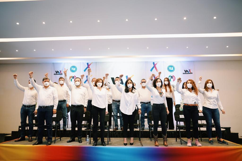 ESTOS SON LAS Y LOS CANDIDAT@S DE LA ALIANZA “VA POR MEXICO” EN DURANGO.