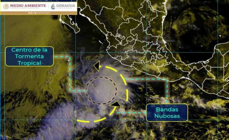 Se forma la tormenta tropical ‘Andrés’ frente a Michoacán
