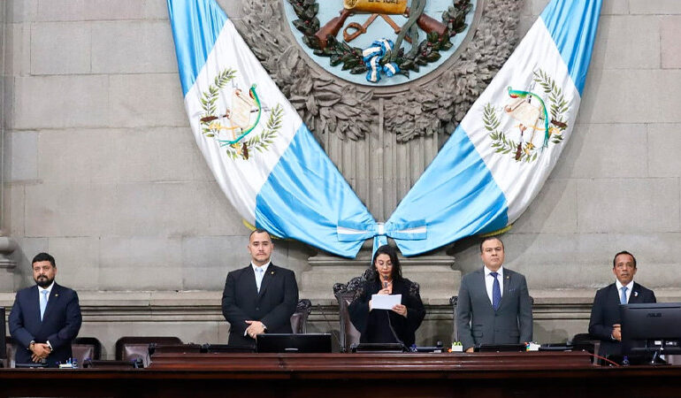 Desconoce Congreso de Guatemala a partido del presidente electo