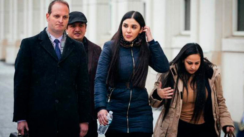 Emma Coronel sale en libertad condicional en Estados Unidos
