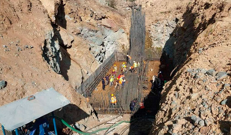 Accidente en obras de la carretera Pachuca-Huejuetla deja dos trabajadores muertos y cinco heridos