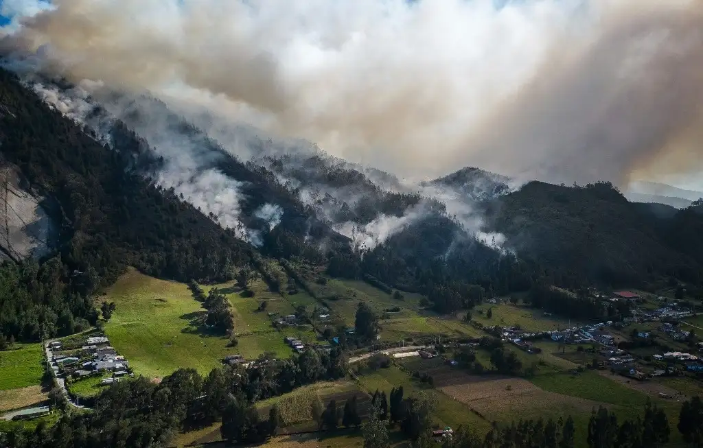 Declaran en Colombia “calamidad pública” por incendios