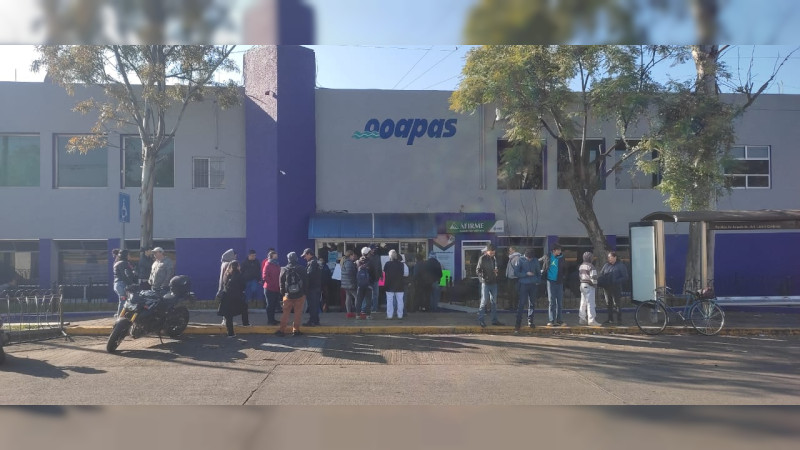 Morelia: un millón de pesos les adeudan a SIDEOOAPAS por concepto de prestaciones laborales