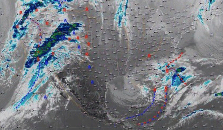 Sexta tormenta invernal y frente frío número 33 ocasionarán lluvias muy fuertes en Baja California