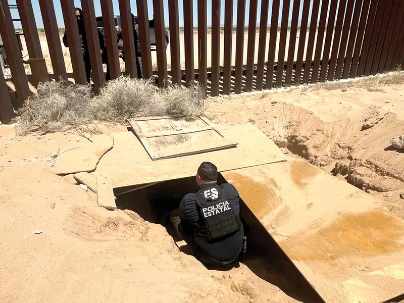 Localizan narcotúnel fronterizo en Sonora