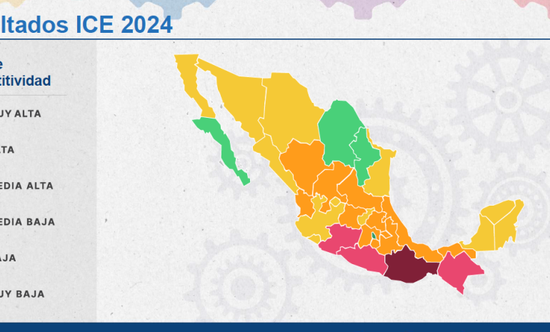 La CDMX a la cabeza en competitividad; Oaxaca en el sótano: IMCO
